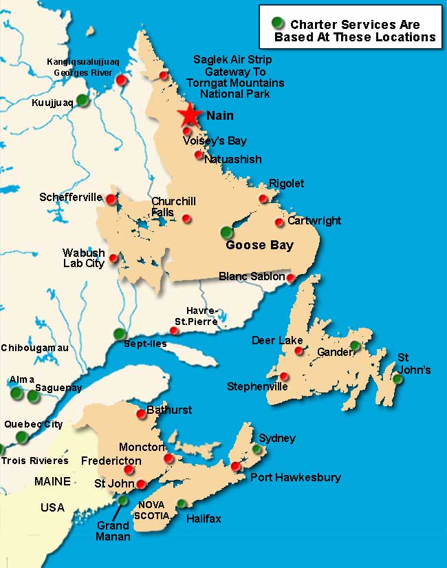 Nain Air Charter Directory